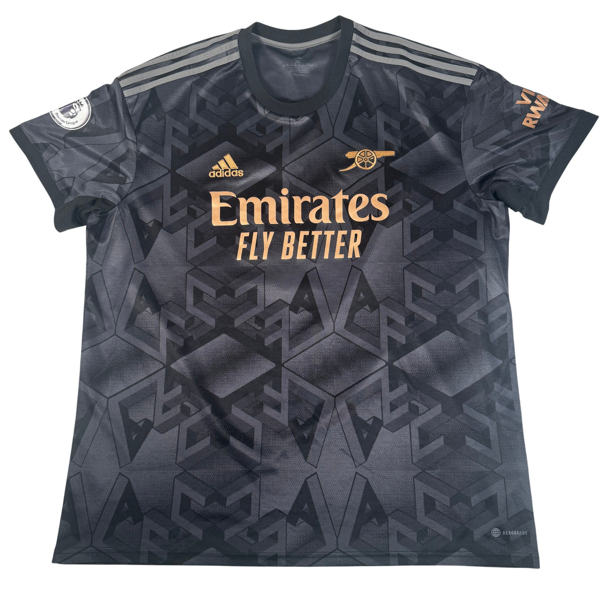 G.Jesus 9 Arsenal 2022/2023 Away Football Shirt XXL