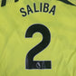 SALIBA 2 Arsenal 2023/2024 Away Football Shirt 2XL XXL – Football Shirt Kingdom