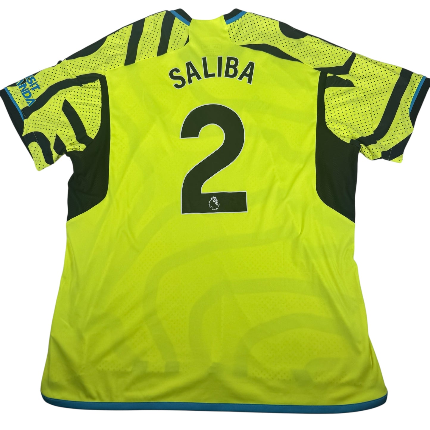 SALIBA 2 Arsenal 2023/2024 Away Football Shirt 2XL XXL – Football Shirt Kingdom