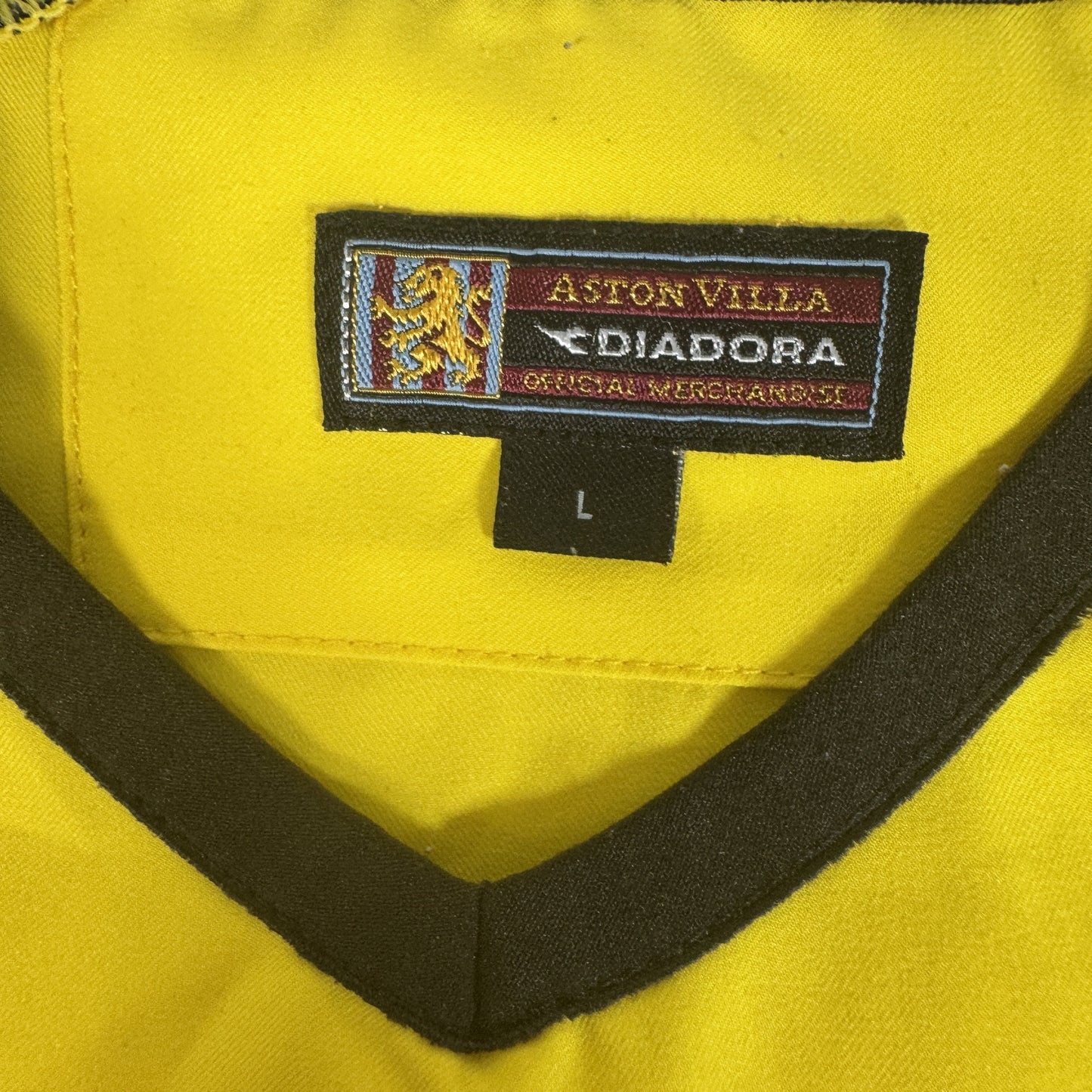 Aston Villa 2003/2004 Away Football Shirt Large