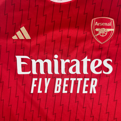 Arsenal 2023/2024 Home Long Sleeve Football Shirt 2XL — front close-up