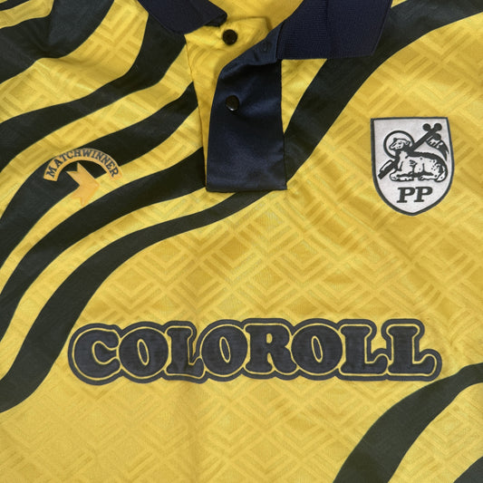 Preston North End 1992/1993 Away Football Shirt Medium