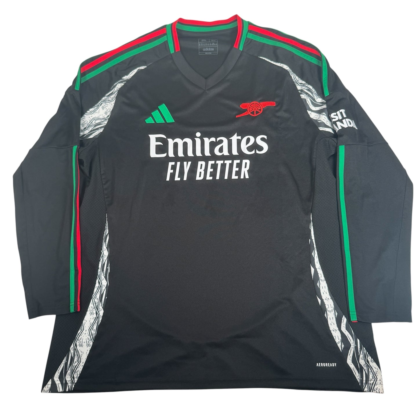 Arsenal 2024/2025 Away Long Sleeve Football Shirt 2XL – Football Shirt Kingdom