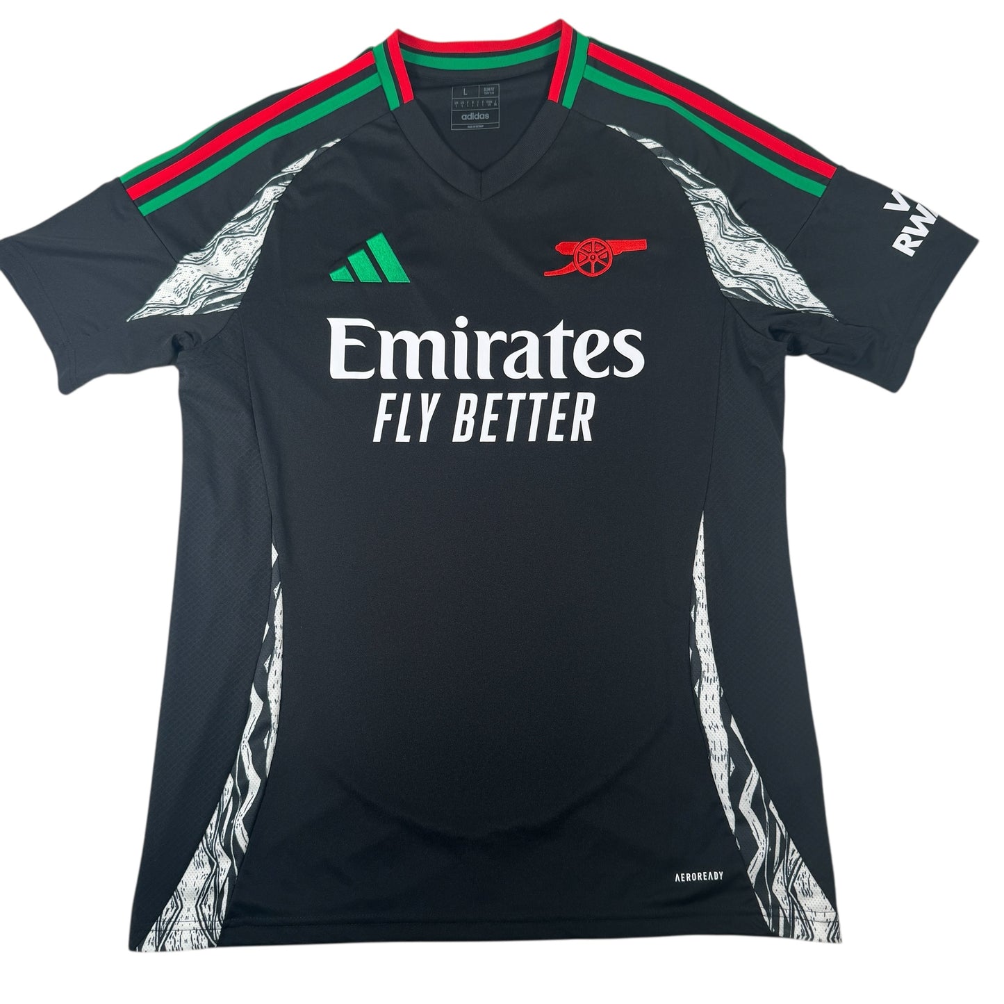 Arsenal 2024/2025 Away Football Shirt Large – Football Shirt Kingdom