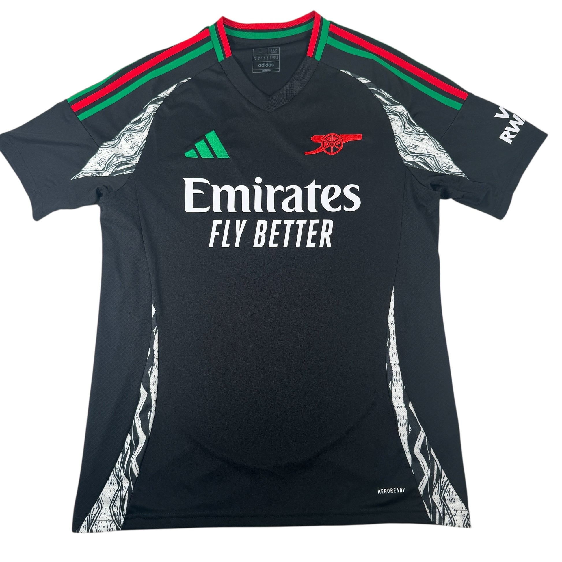 Arsenal 2024/2025 Away Football Shirt Large – Football Shirt Kingdom