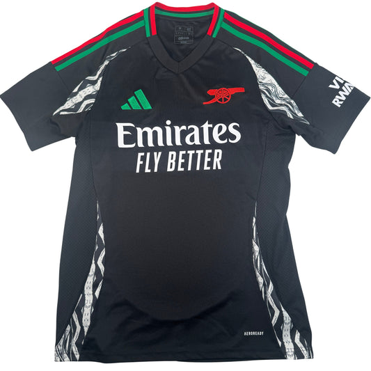 Front of Arsenal 2024/2025 away football shirt, size Medium