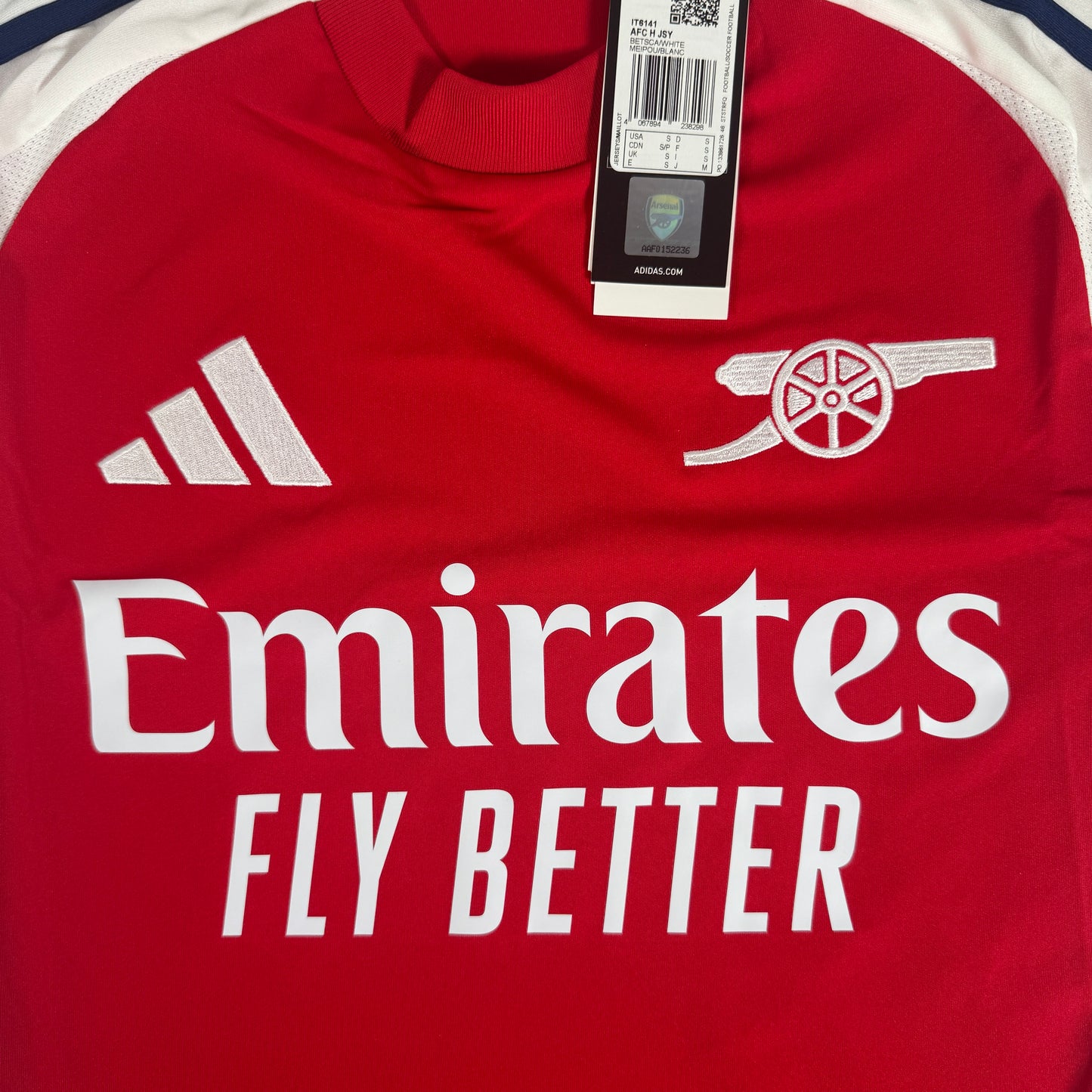 Arsenal 2024/2025 Home Football Shirt Small BNWT – Football Shirt Kingdom