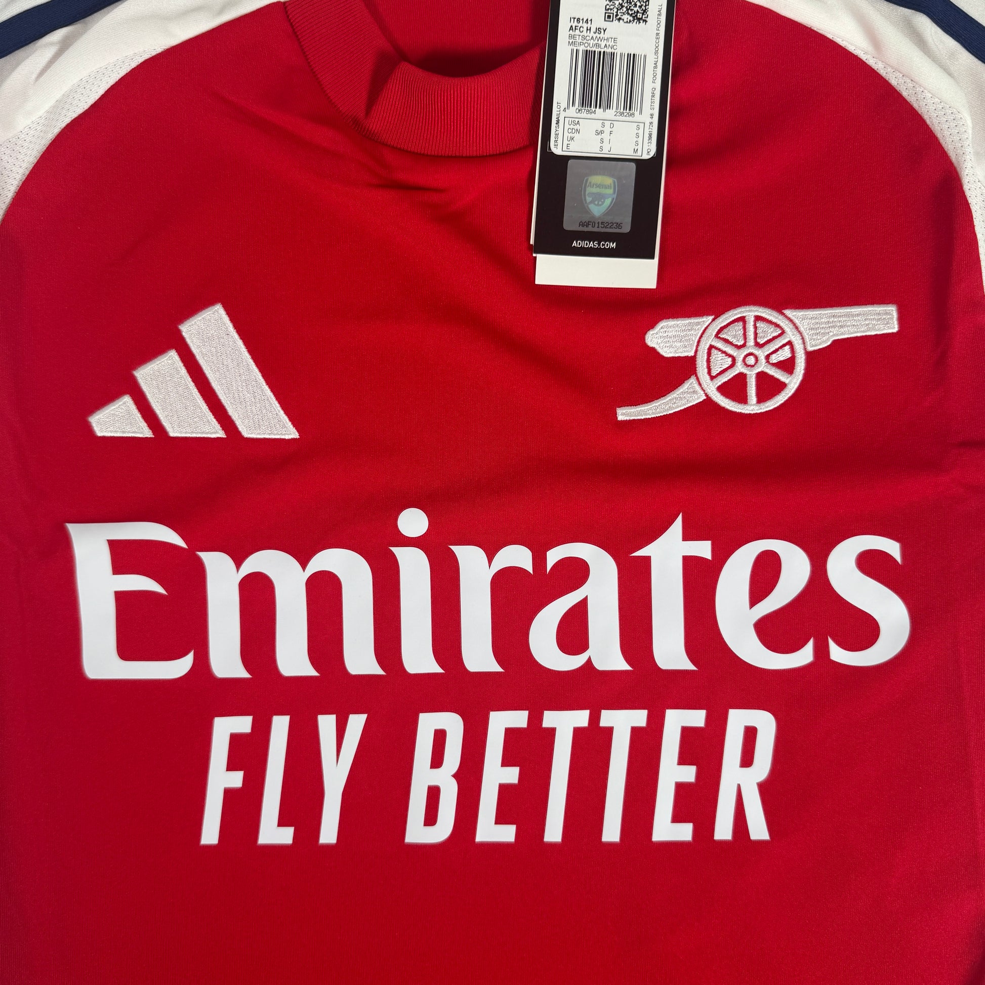 Arsenal 2024/2025 Home Football Shirt Small BNWT – Football Shirt Kingdom