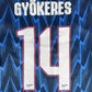 GYOKERES 14 Arsenal 2025/2026 Away Football Shirt 3XL – Football Shirt Kingdom