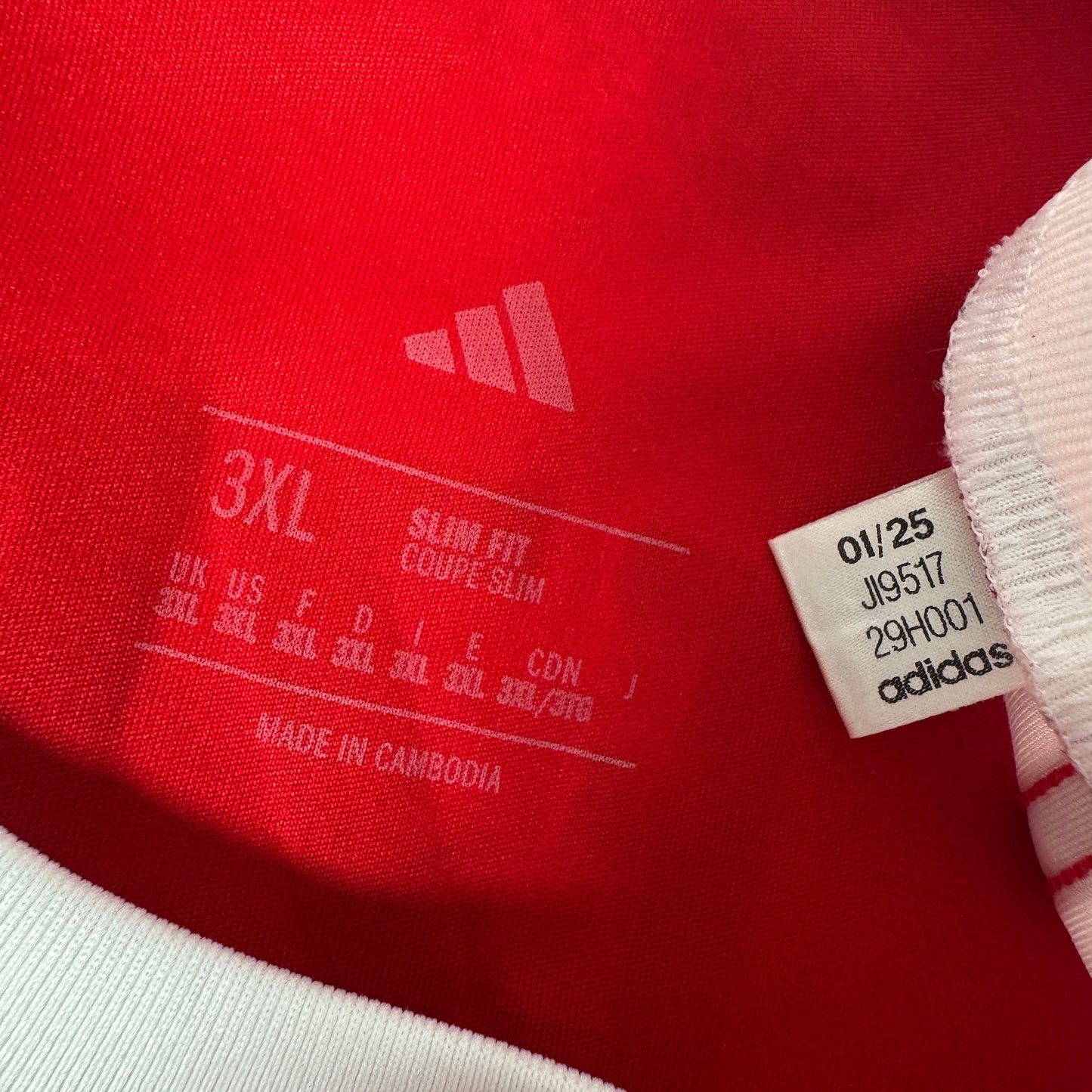 EZE 10 Arsenal 2025/2026 Home Football Shirt 3XL – Football Shirt Kingdom