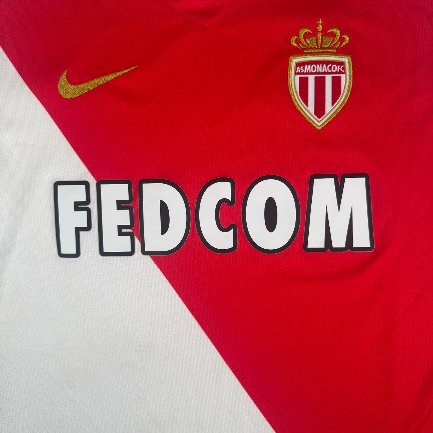 AS Monaco 2015/2016 Home Football Shirt Medium – Football Shirt Kingdom