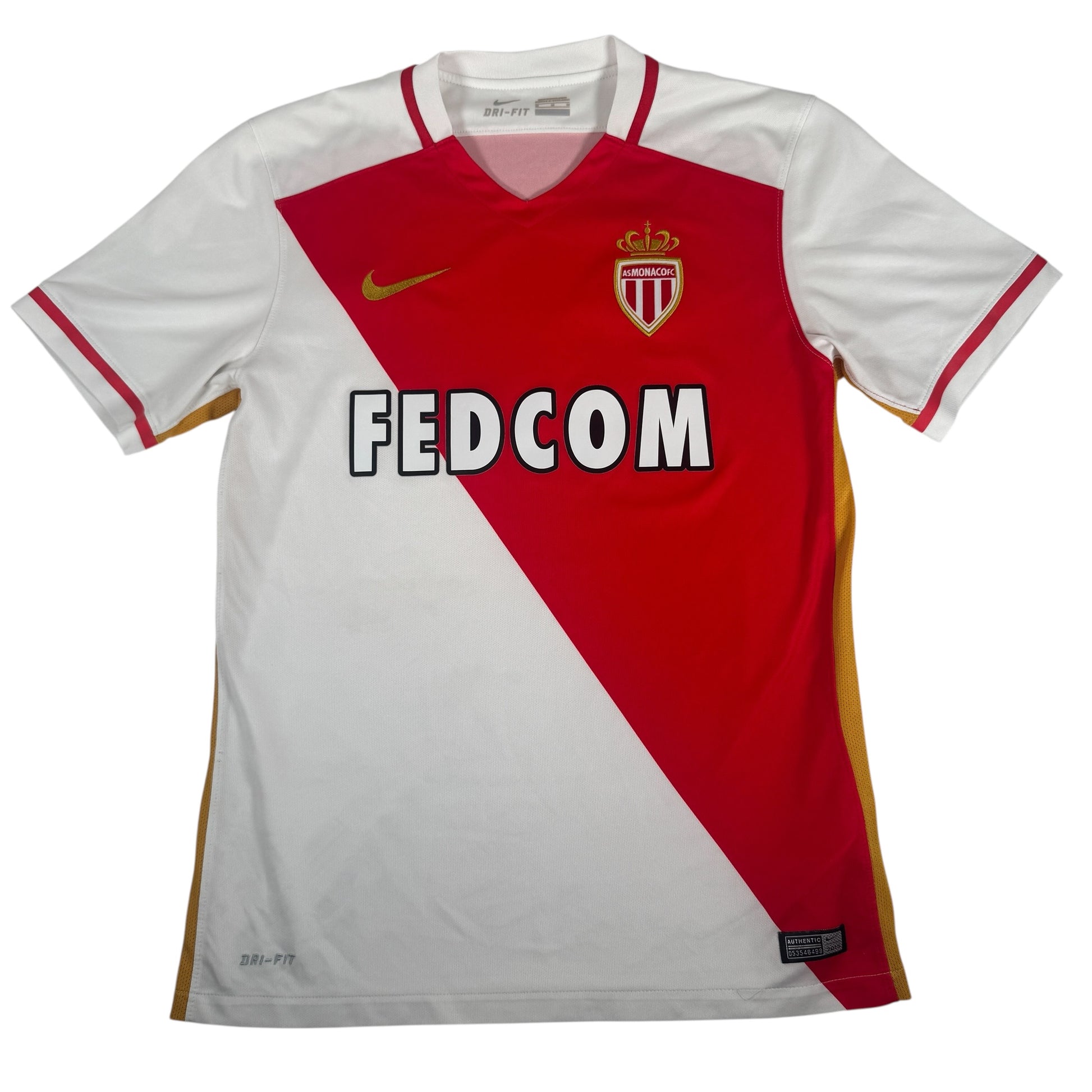 AS Monaco 2015/2016 Home Football Shirt Medium – Football Shirt Kingdom
