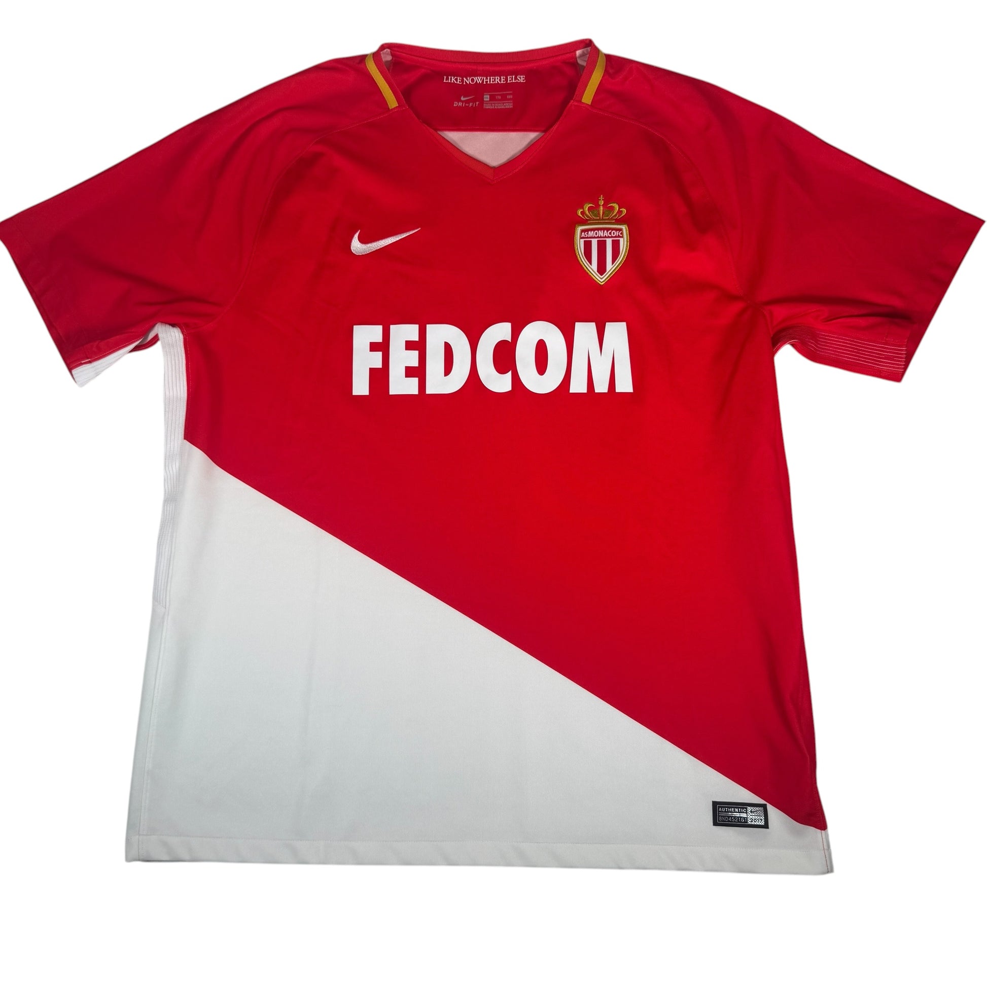 AS Monaco 2017/2018 Home Football Shirt 2XL – Football Shirt Kingdom