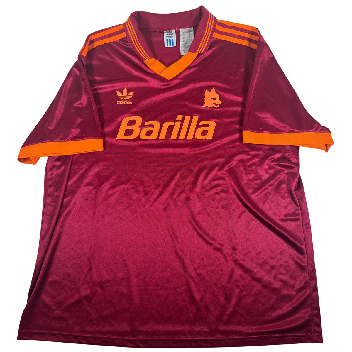 Front of AS Roma 1993/1994 home football shirt, size XXL