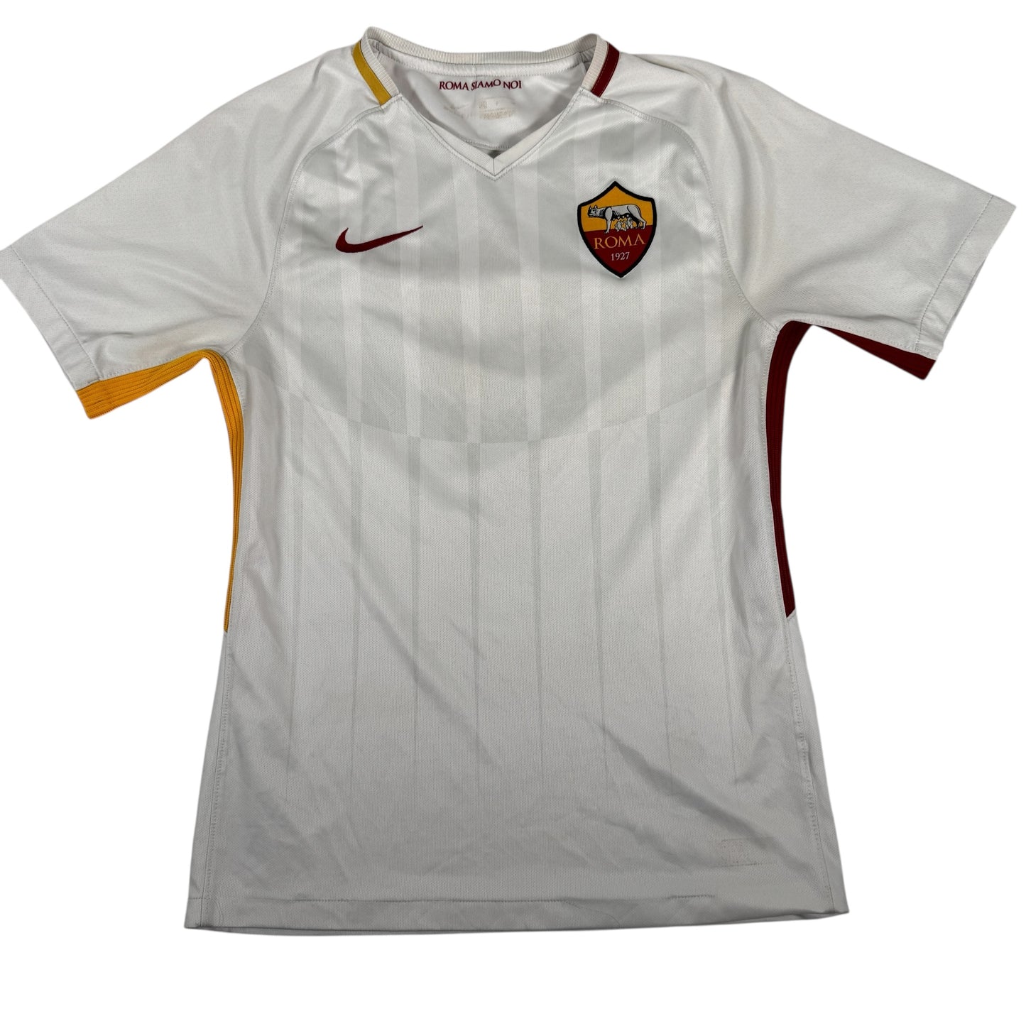 AS Roma 2017/2018 Away Football Shirt Small – Football Shirt Kingdom