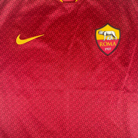 AS Roma 2018/2019 Home Football Shirt Large – Football Shirt Kingdom
