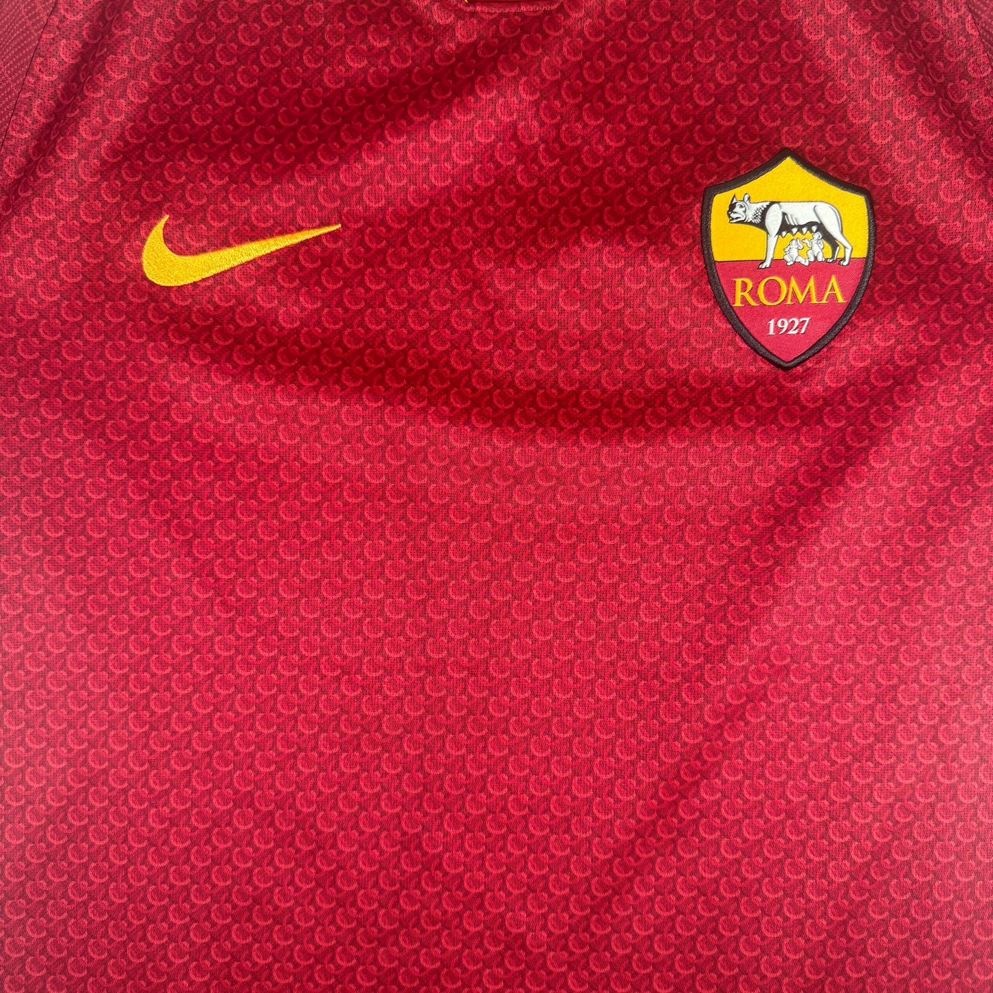 AS Roma 2018/2019 Home Football Shirt Medium – Football Shirt Kingdom