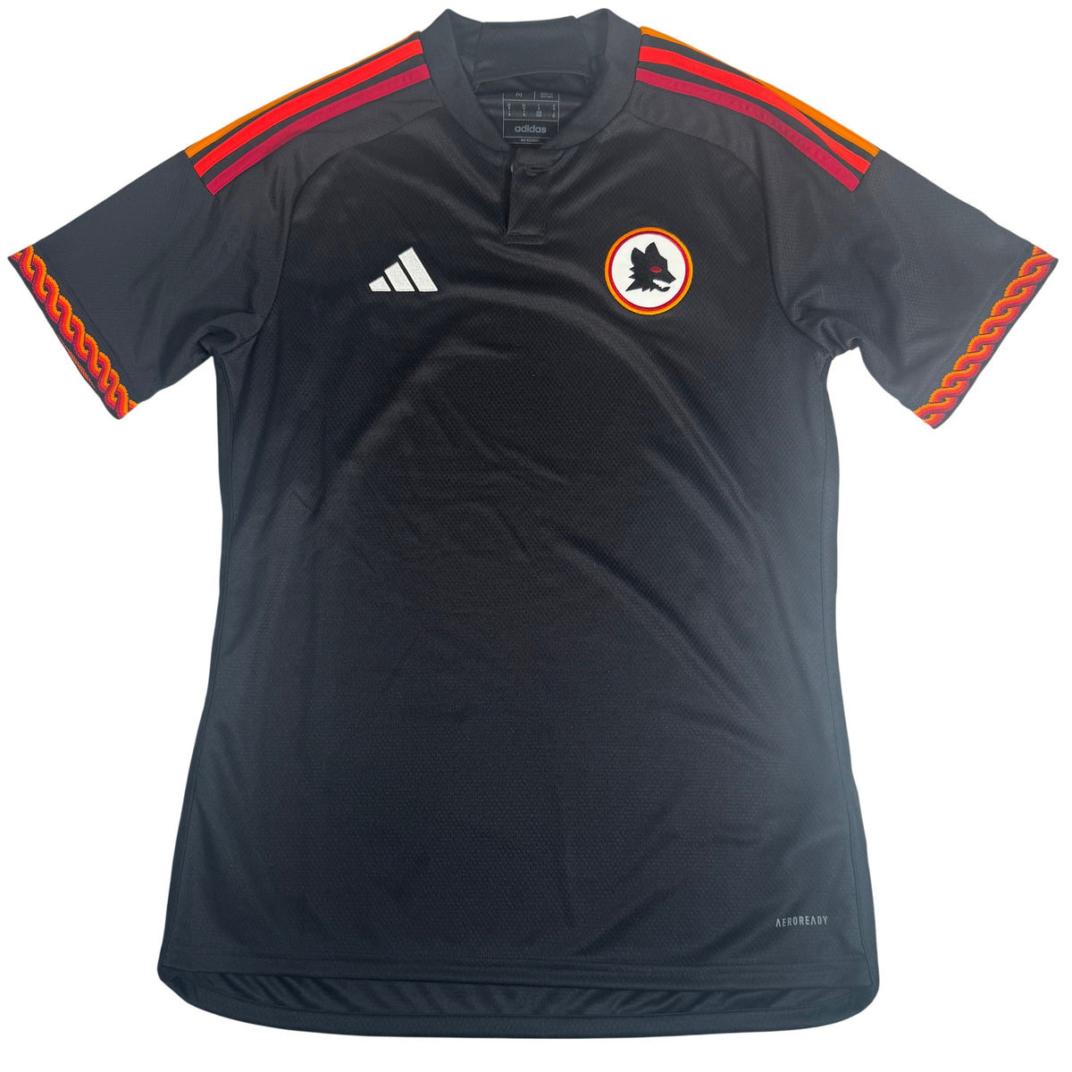 Front of AS Roma 2023/2024 third football shirt, size Medium