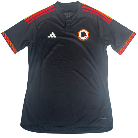 Front of AS Roma 2023/2024 third football shirt, size Medium