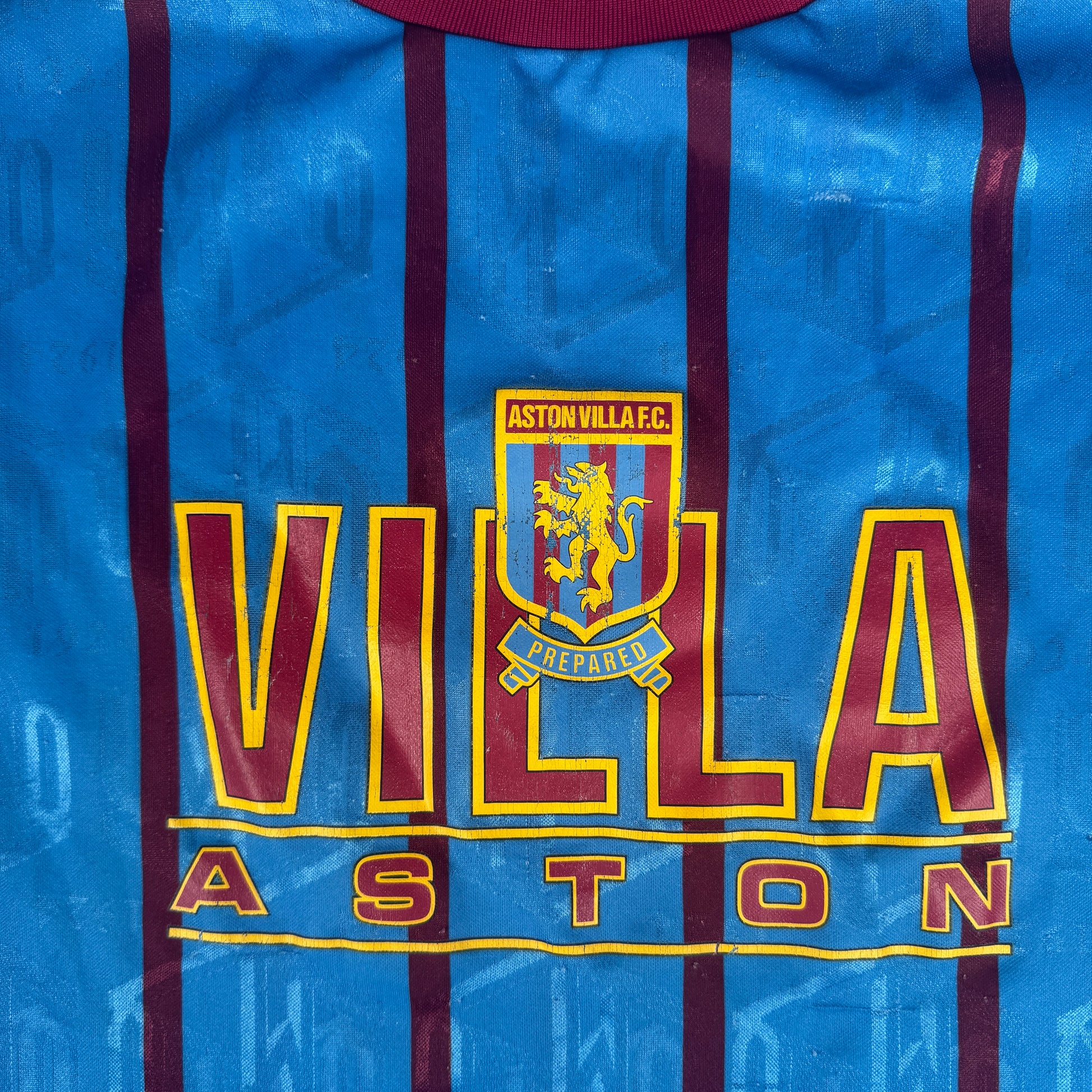Aston Villa 1992/1993 Training Football Shirt XL – Football Shirt Kingdom