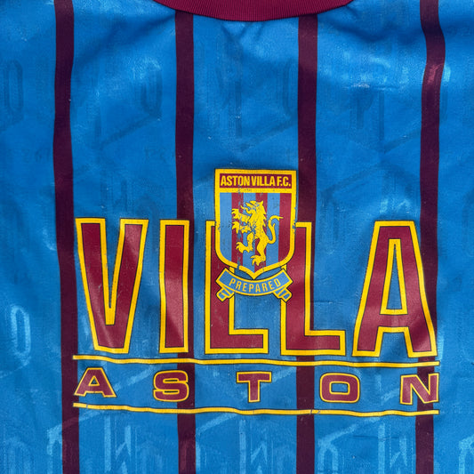 Aston Villa 1992/1993 Training Football Shirt XL – Football Shirt Kingdom