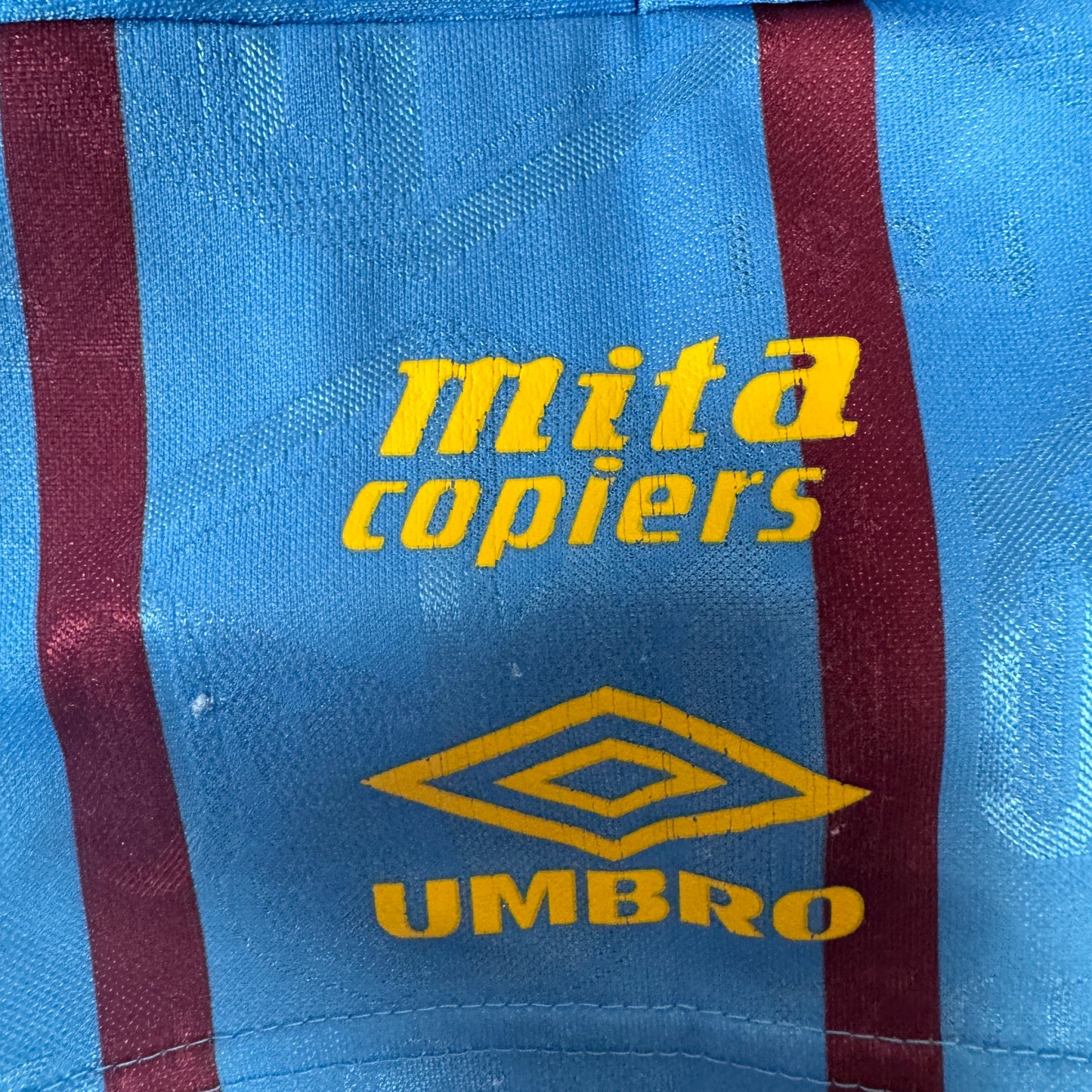 Aston Villa 1992/1993 Training Football Shirt XL – Football Shirt Kingdom
