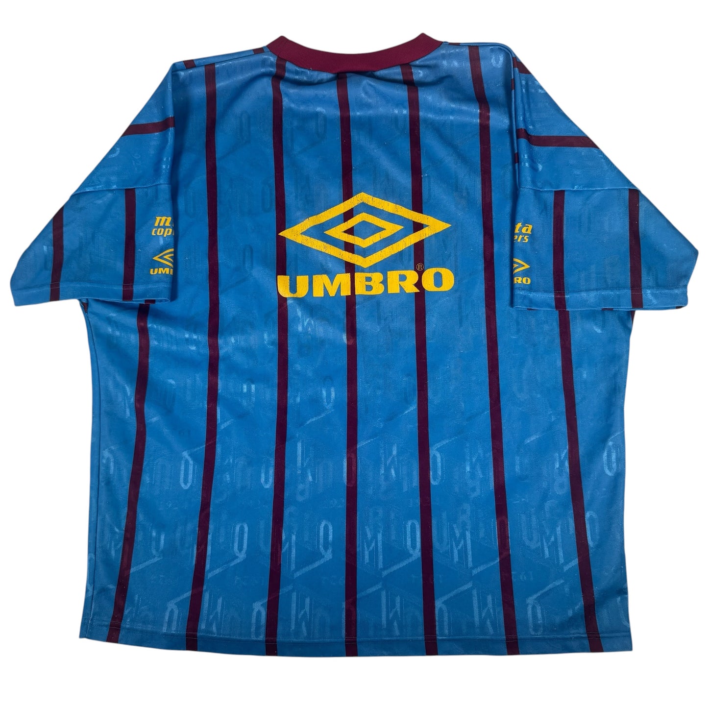 Aston Villa 1992/1993 Training Football Shirt XL – Football Shirt Kingdom