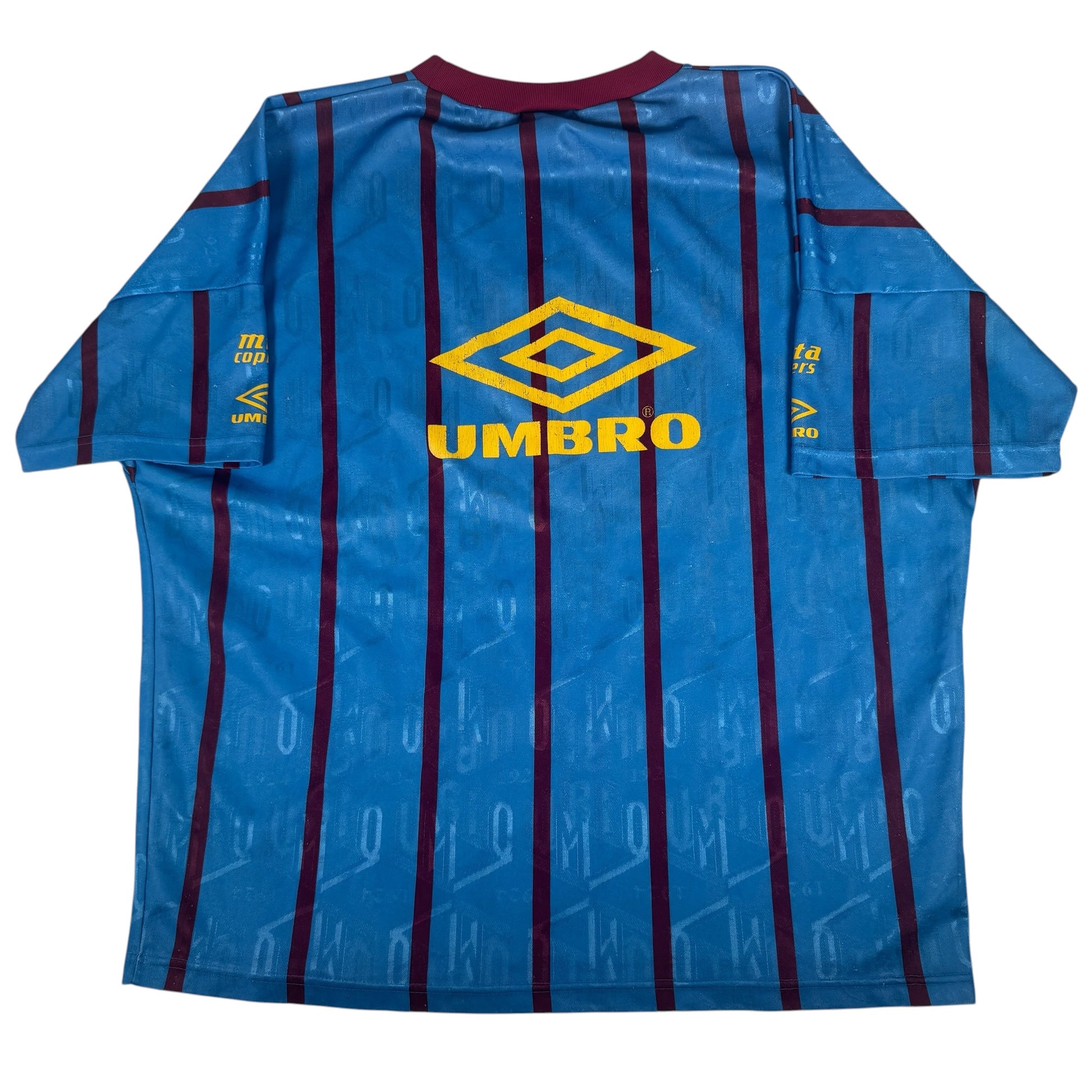 Aston Villa 1992/1993 Training Football Shirt XL – Football Shirt Kingdom