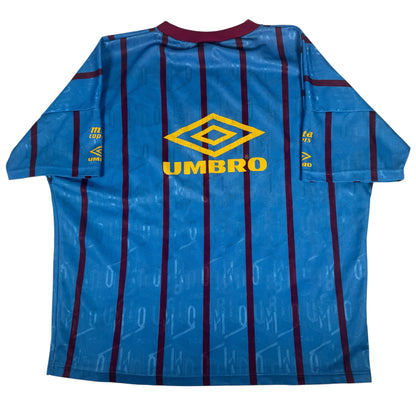Aston Villa 1992/1993 Training Football Shirt XL – Football Shirt Kingdom