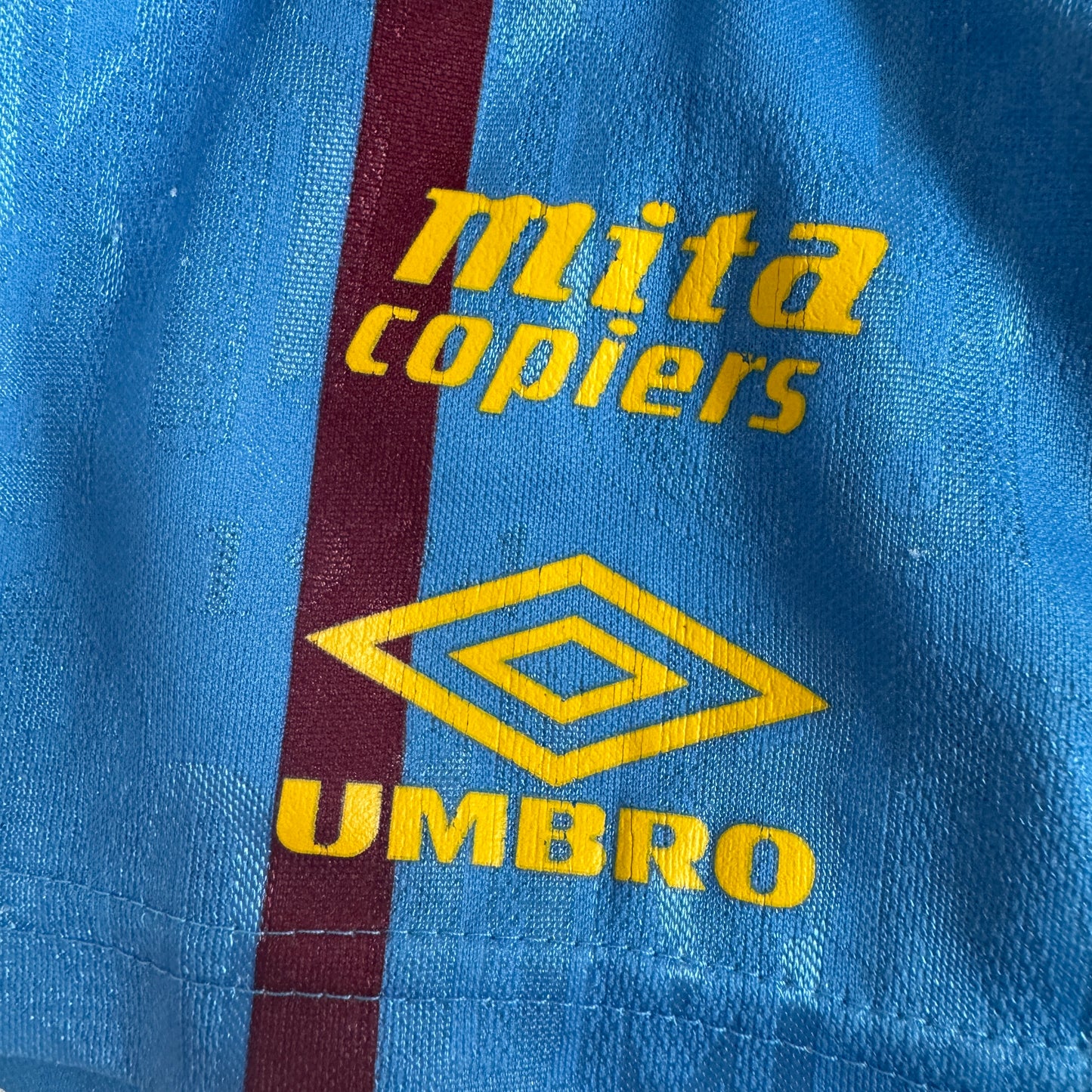 Aston Villa 1992/1993 Training Football Shirt XL – Football Shirt Kingdom