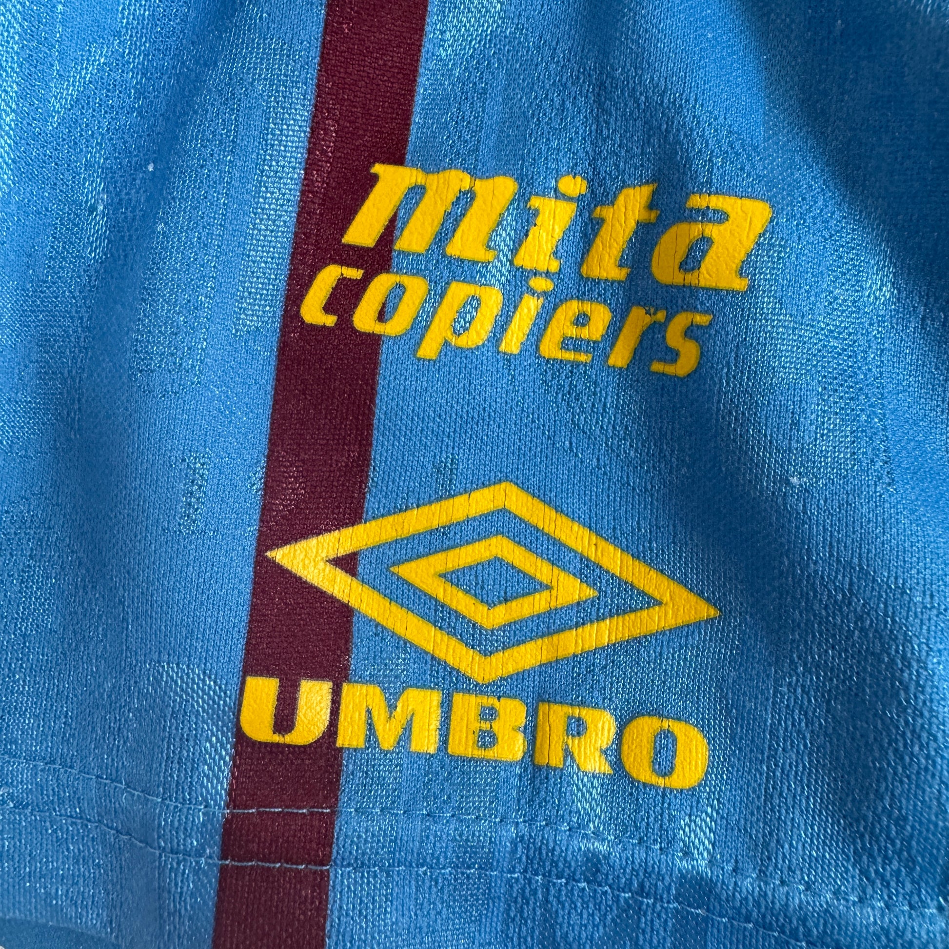 Aston Villa 1992/1993 Training Football Shirt XL – Football Shirt Kingdom