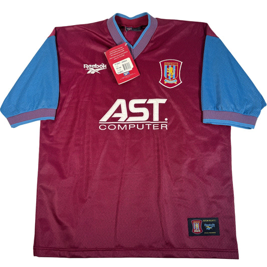 Front of Aston Villa 1997/1998 home football shirt, size Large