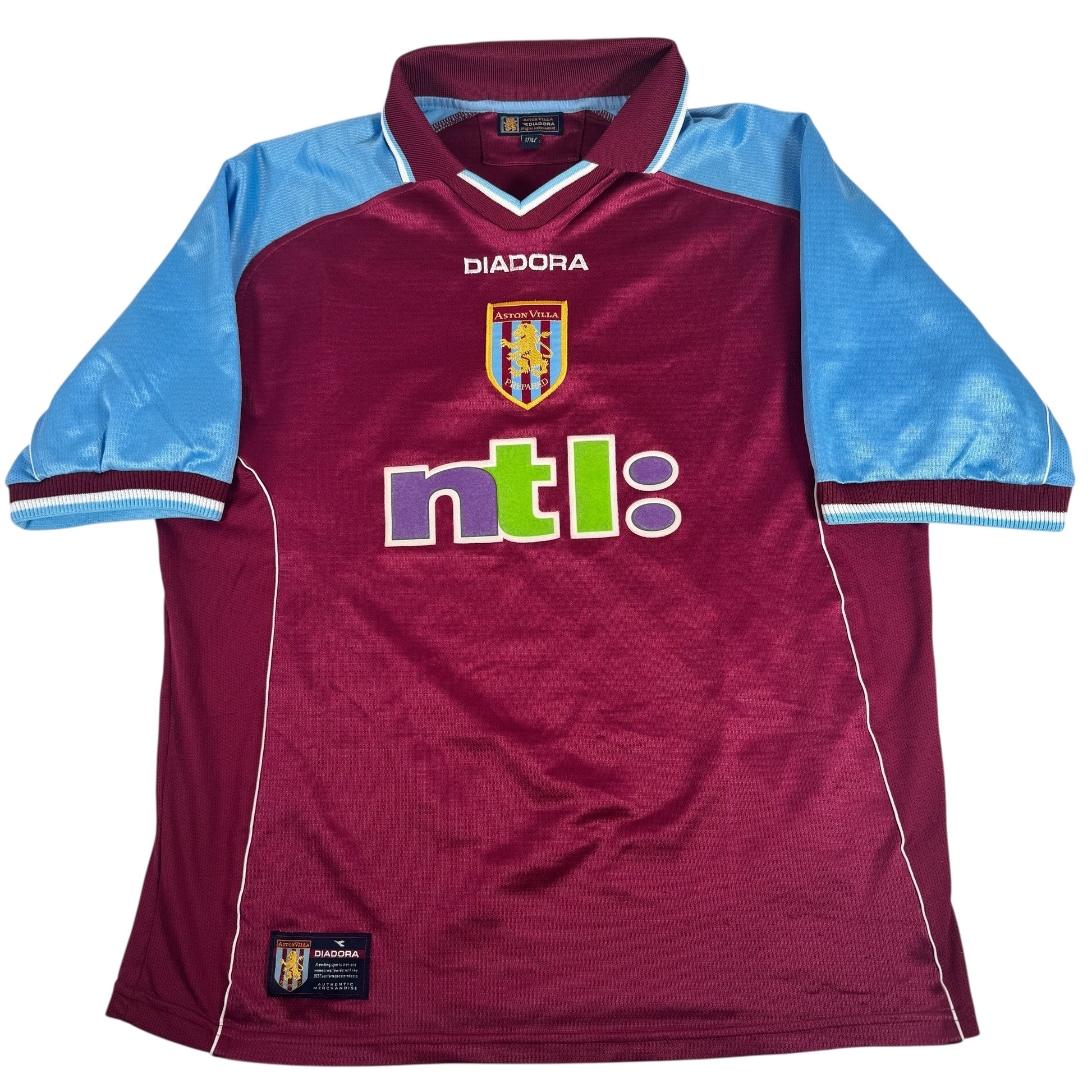 Aston Villa 2000/2001 Home Football Shirt Large – Football Shirt Kingdom