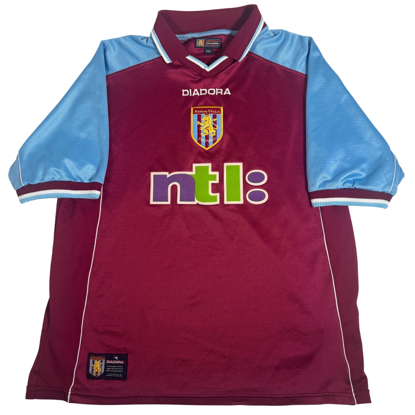 Aston Villa 2000/2001 Home Football Shirt Large