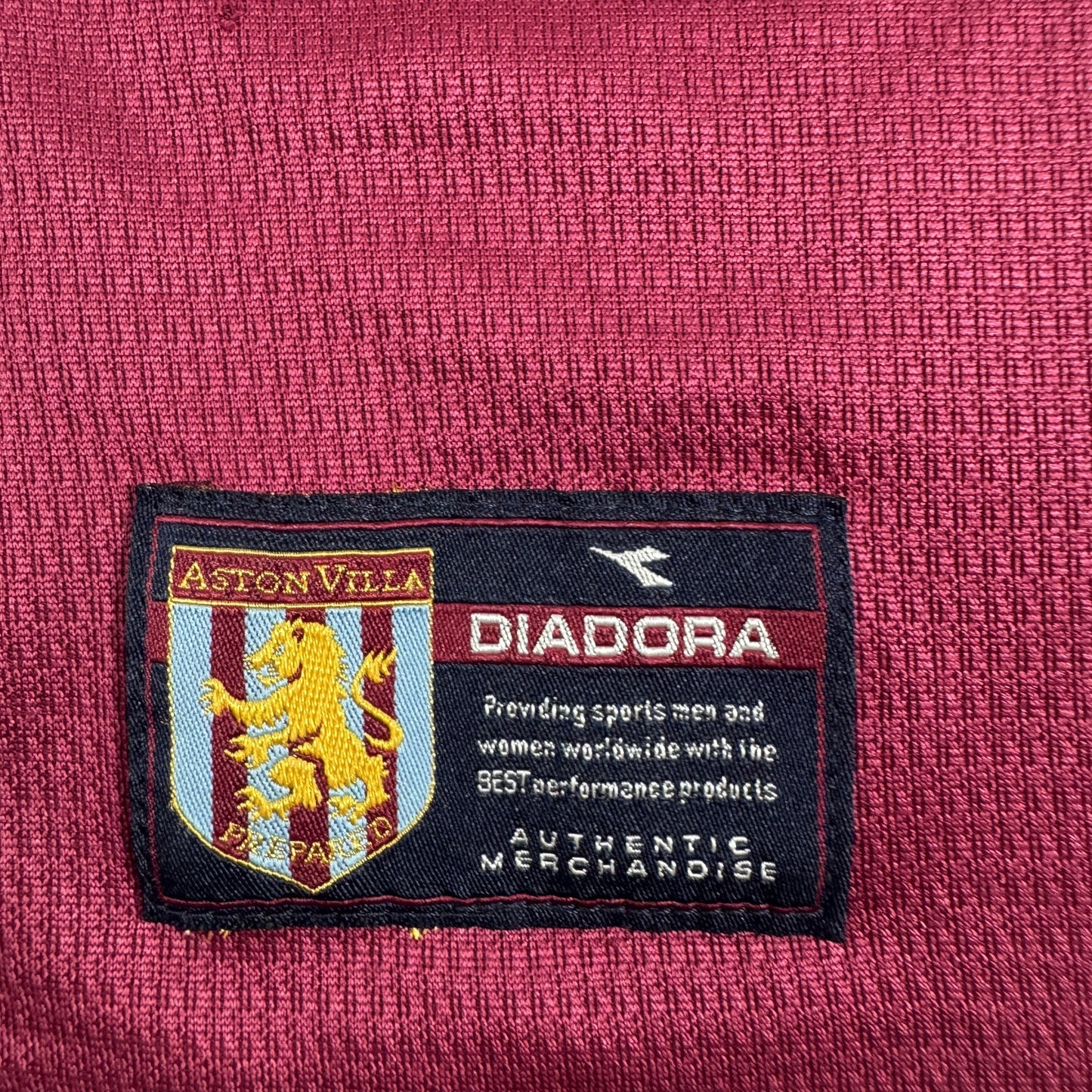 Aston Villa 2000/2001 Home Football Shirt Large