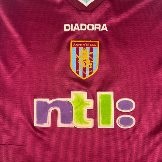 Aston Villa 2000/2001 Home Football Shirt XL – Football Shirt Kingdom