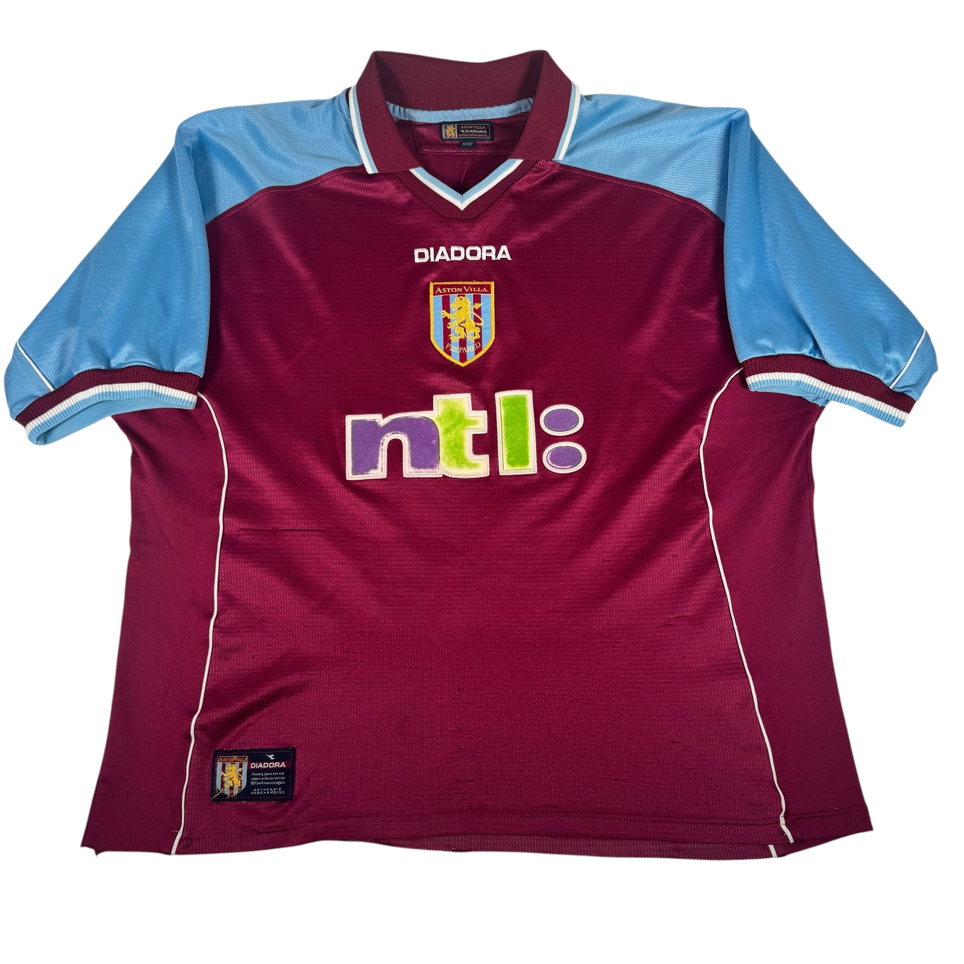 Aston Villa 2000/2001 Home Football Shirt XL – Football Shirt Kingdom