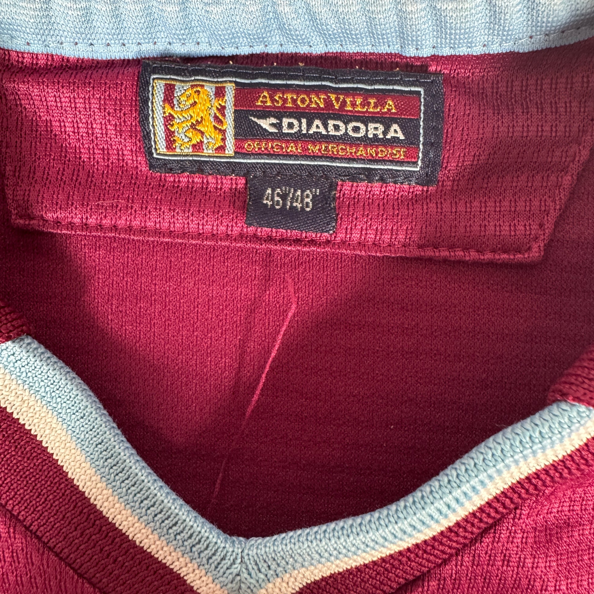 Aston Villa 2000/2001 Home Football Shirt XL – Football Shirt Kingdom