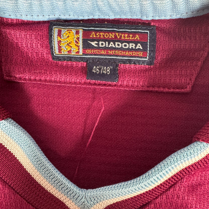 Aston Villa 2000/2001 Home Football Shirt XL – Football Shirt Kingdom