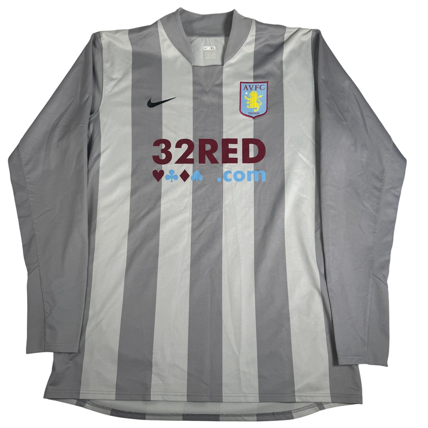 Aston Villa 2007/2008 Goalkeeper Player Spec Long Sleeve Football Shirt XL