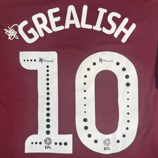 Grealish 10 Aston Villa 2018/2019 Home Football Shirt Large