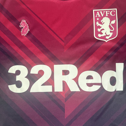 Aston Villa 2018/2019 Third Football Shirt Medium — front close-up