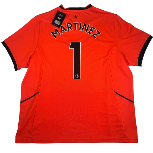 Back of Aston Villa 2022/2023 goalkeeper football shirt, size 3XL, showing Martinez 1