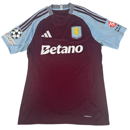 Aston Villa 2024/2025 Home Football Shirt Medium — full front view