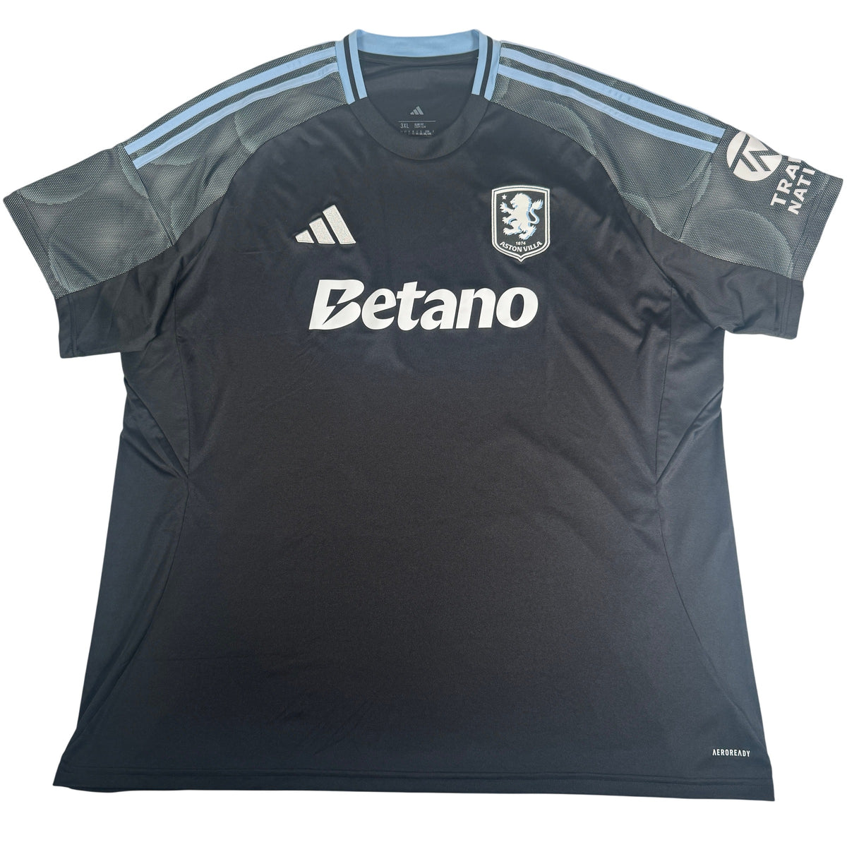 Front of Aston Villa 2025/2026 away football shirt, size 3XL
