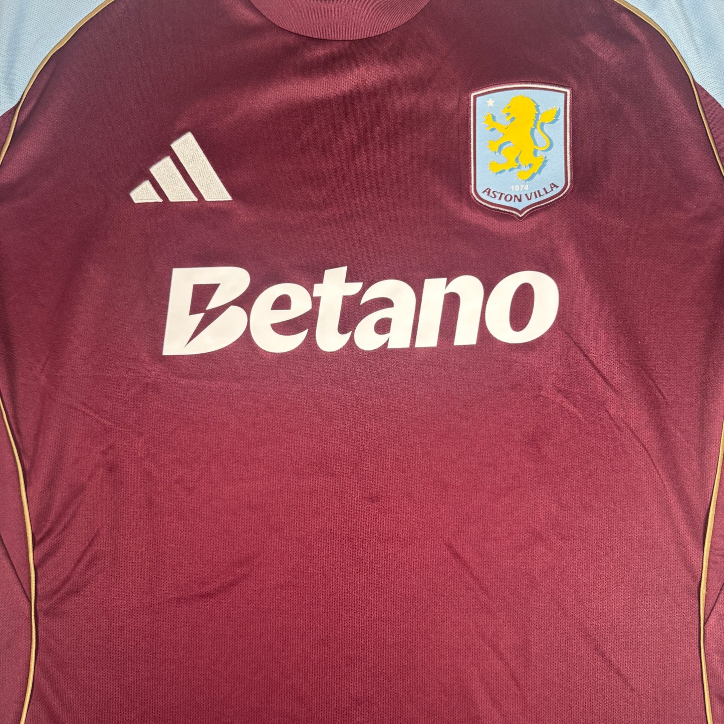 Aston Villa 2025/2026 Home Football Shirt 2XL – Football Shirt Kingdom
