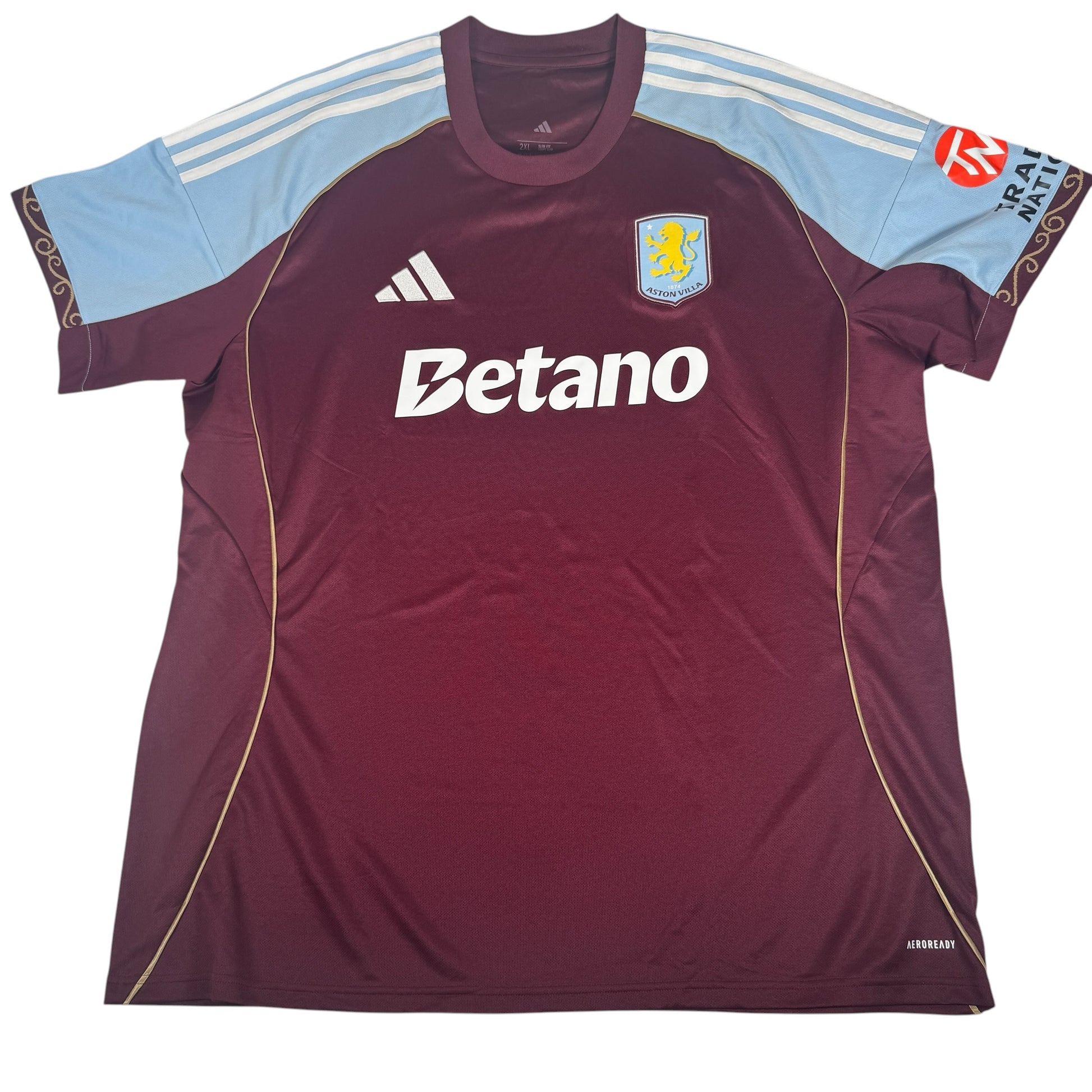 Aston Villa 2025/2026 Home Football Shirt 2XL – Football Shirt Kingdom