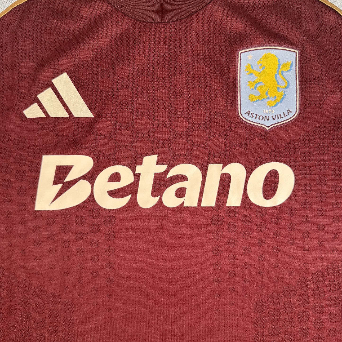 Aston Villa 2025/2026 Home Player Spec Football Shirt 3XL