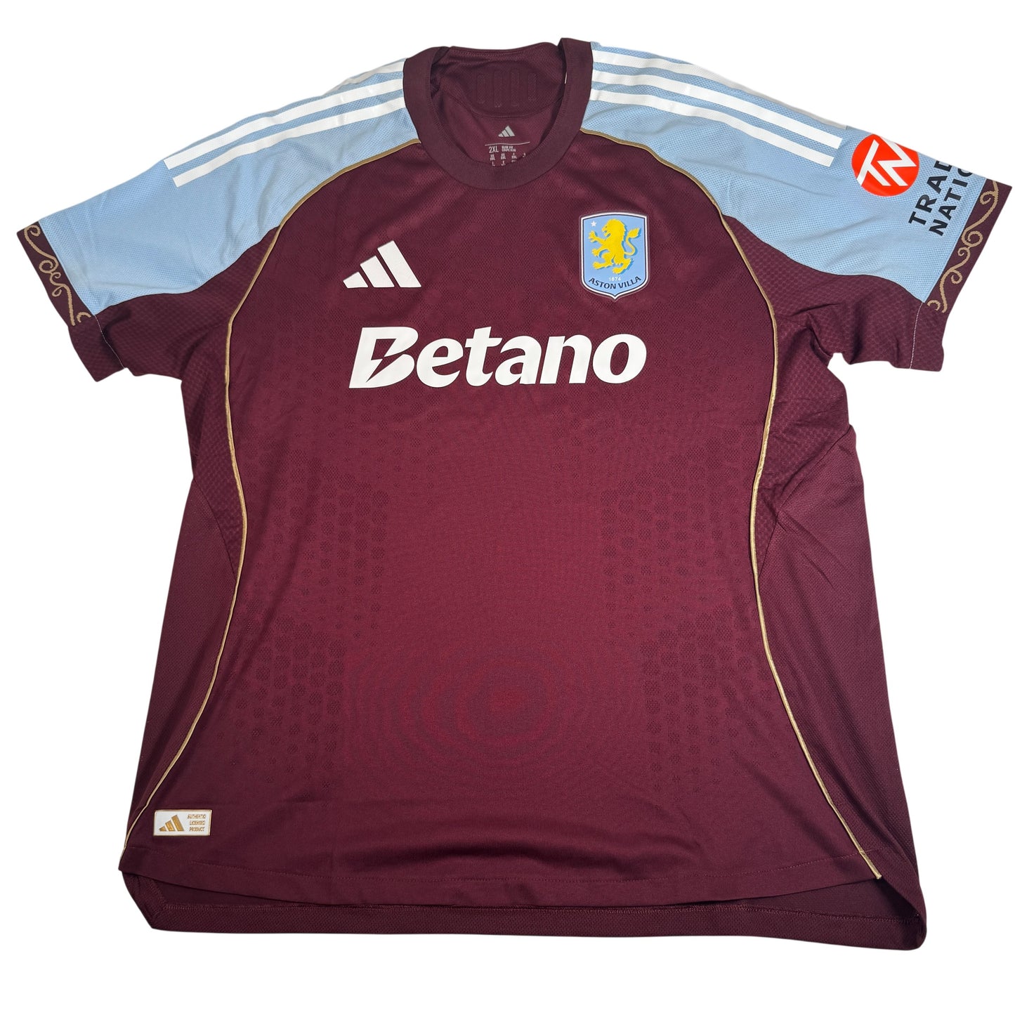 Aston Villa 2025/2026 Home Player Spec Football Shirt 3XL