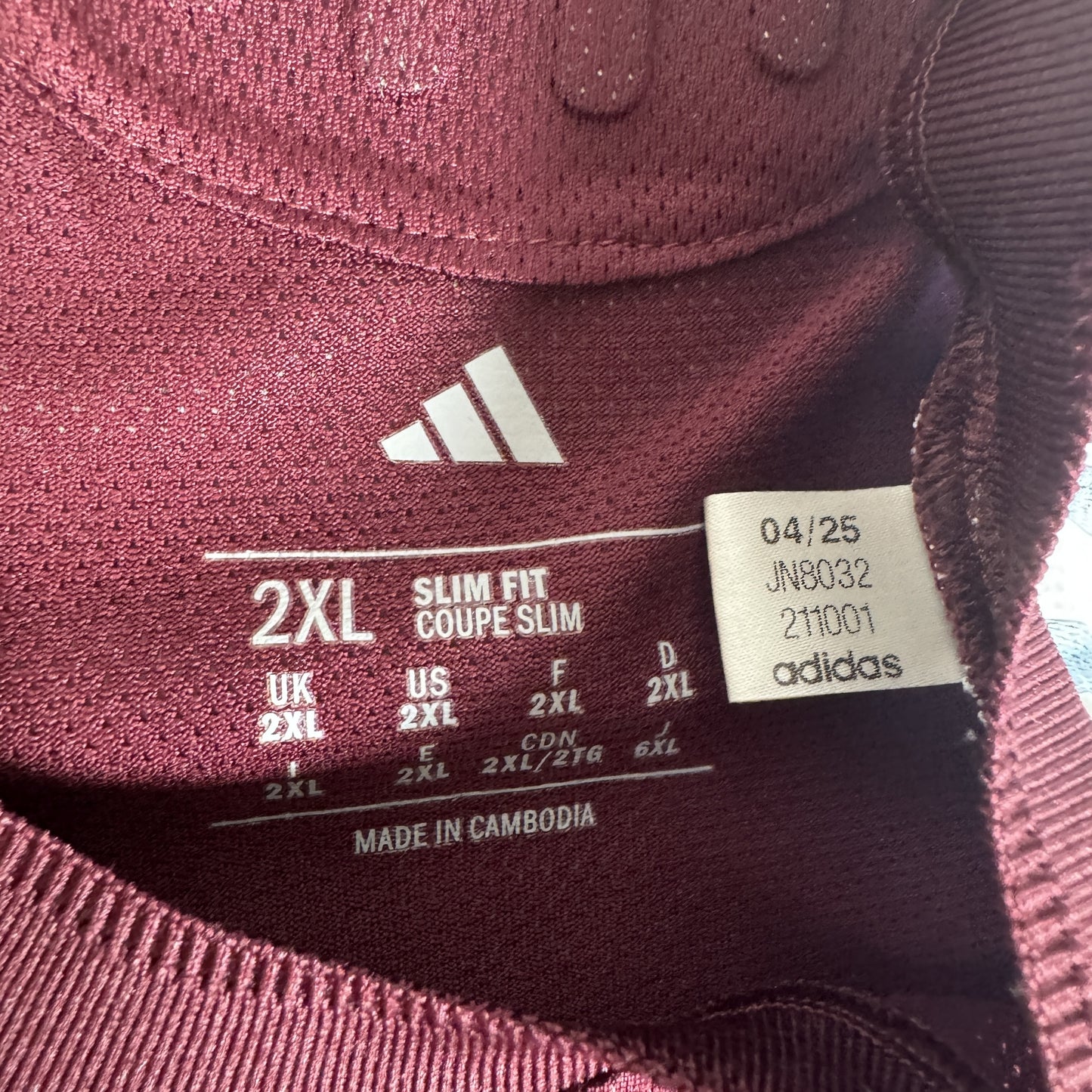 Aston Villa 2025/2026 Home Player Spec Football Shirt 3XL